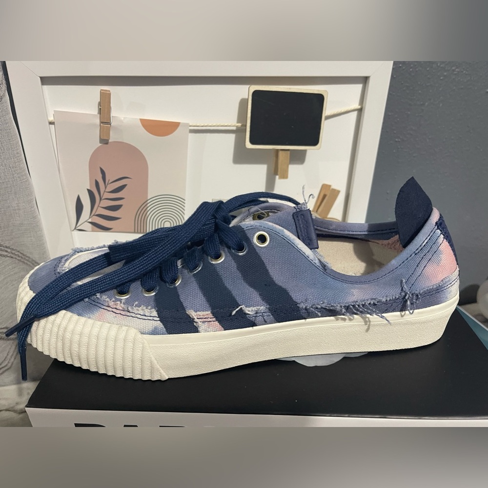 ADIDAS: DONALD GLOVER X NIZZA PREMIUM 'NOBLE INDIGO' SNEAKERS SIZE 9 MALE